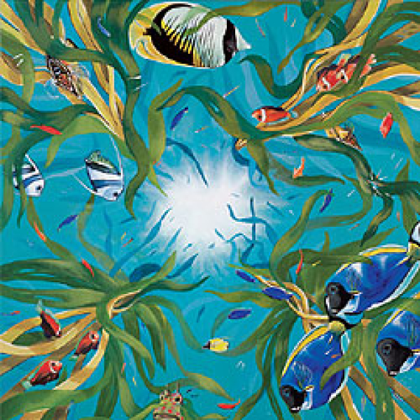 Deckenbild kompl. "Unterwasserwelt"